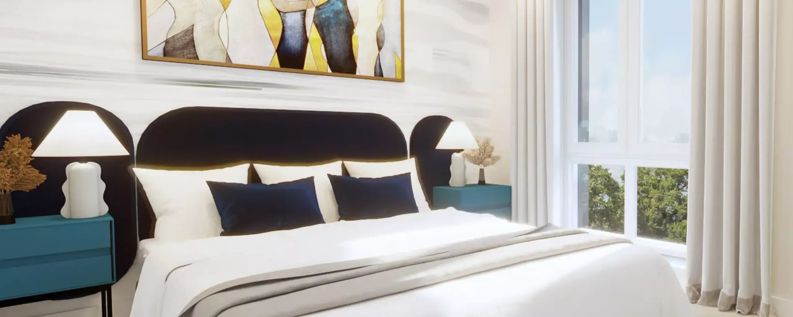 Bedroom 2 Abbeville Park Internal Cgi