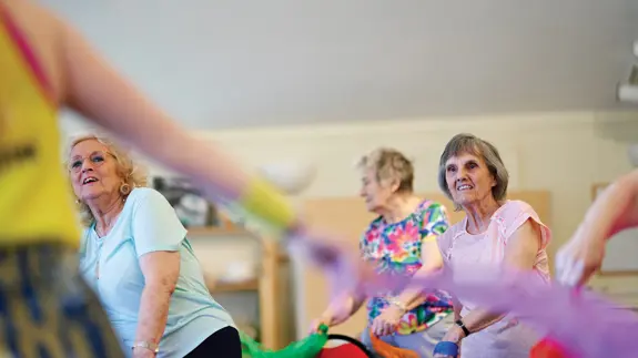 Women At Fitness Class